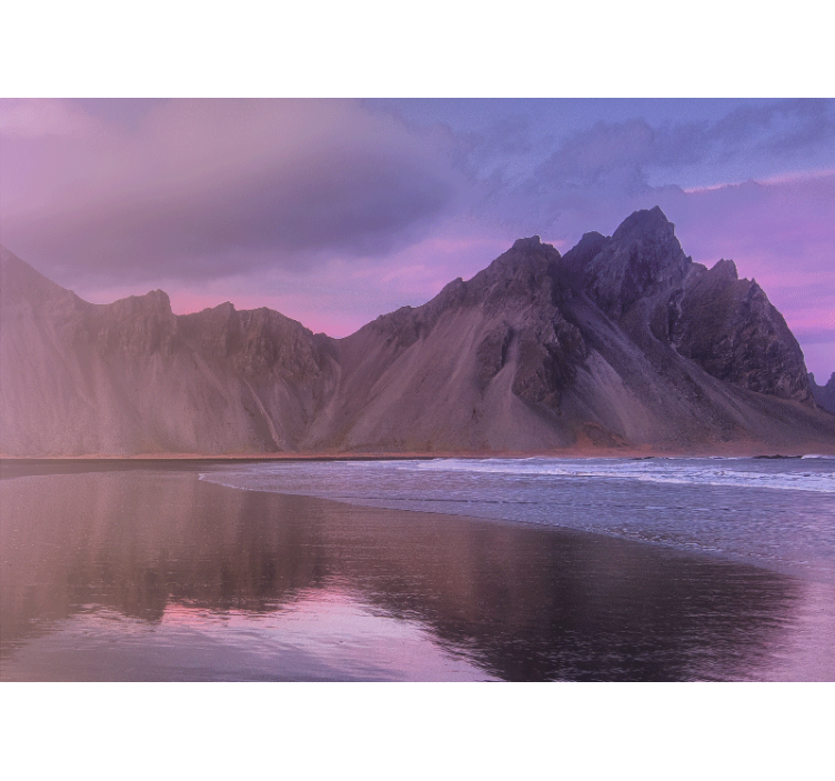 Fototapete landschaft majestätische bergansicht - TenStickers