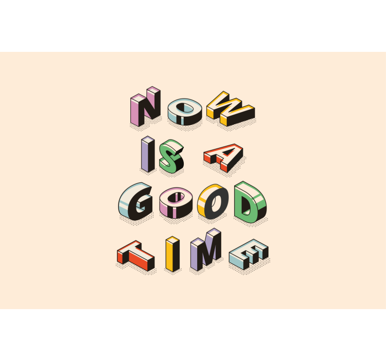 Fototapete sprüche mit stilisierten zitaten - TenStickers