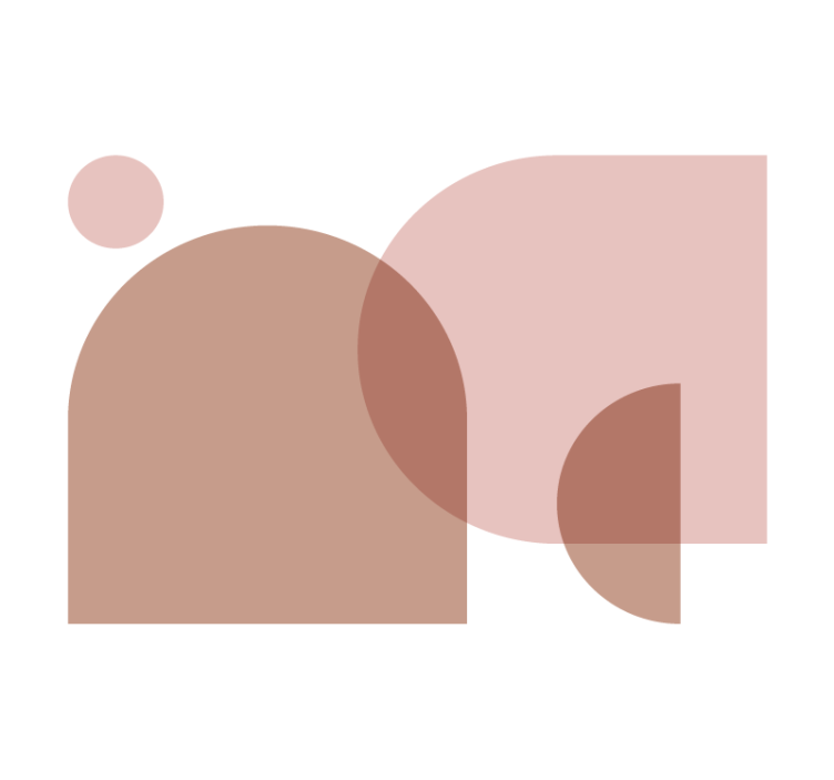 Fototapete abstrakt geometrische formen anordnung - TenStickers