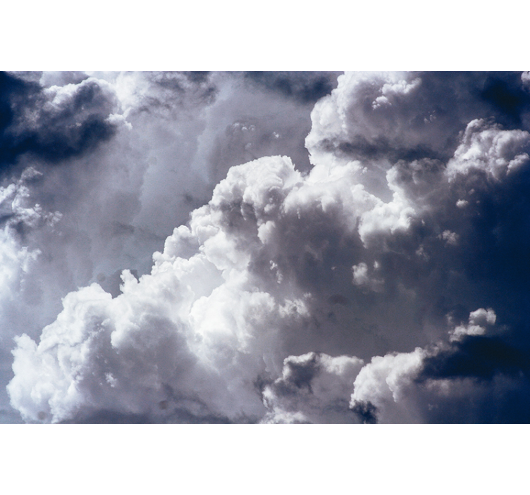 Fototapete Himmel dramatische Wolkenlandschaft - TenStickers