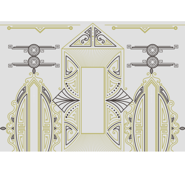 Fototapete kunst geometrische eleganz - TenStickers