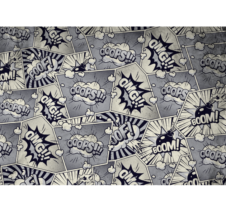 Fototapete Graffiti komische soundeffekte - TenStickers