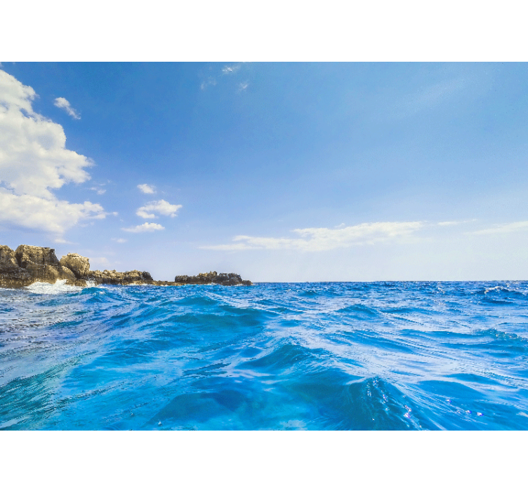 Fototapete meer küstenwellen ruhe - TenStickers