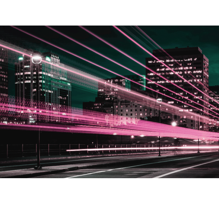 Fototapete städte urbaner skyline rausch - TenStickers