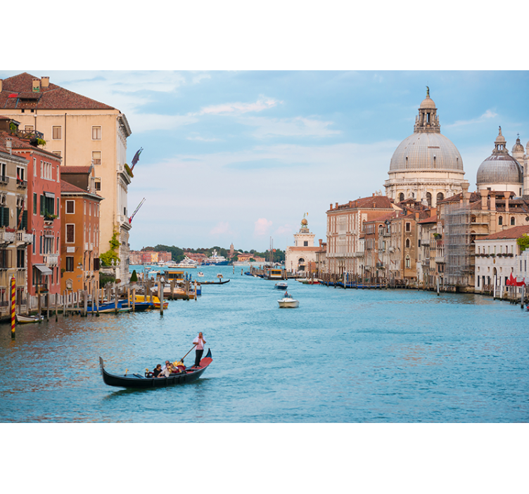 Fototapete städte venedig gondelszene - TenStickers