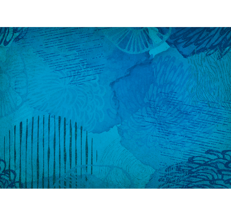 Fototapete abstrakt mit blauen texturmuster - TenStickers