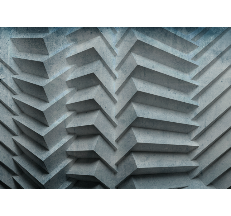 Fototapete muster geometrische oberflächenmuster - TenStickers