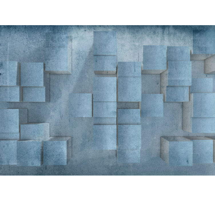 Fototapete muster geometrisches blockmuster - TenStickers