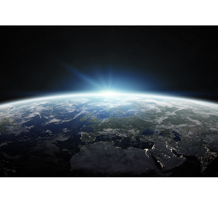 Fototapete Weltraum erdperspektive - TenStickers