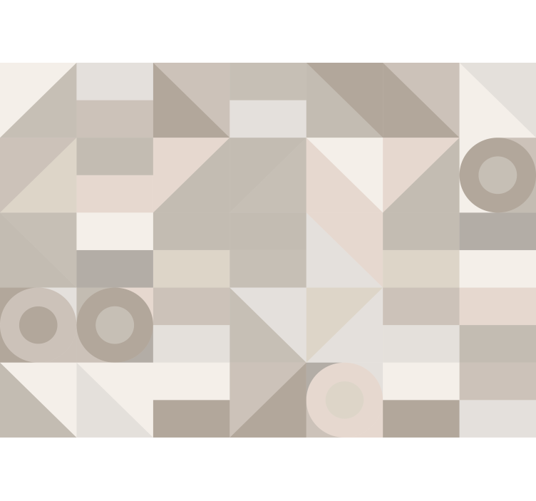 Fototapete muster geometrische formen - TenStickers