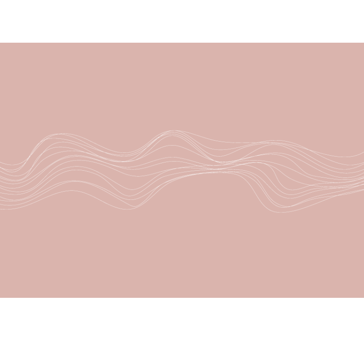 Fototapete muster elegante geschwungene linien - TenStickers