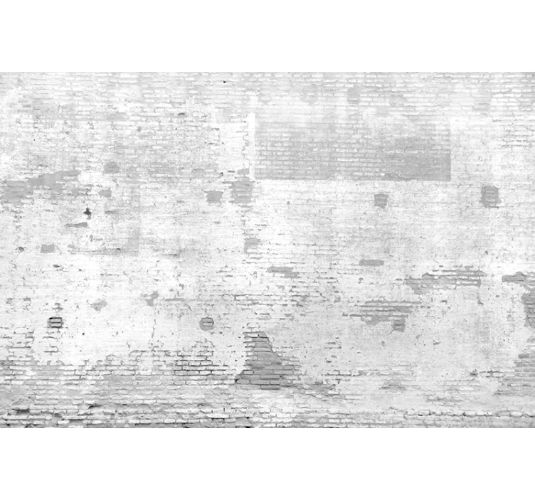 Fototapete Küche alte weiße Wand - TenStickers