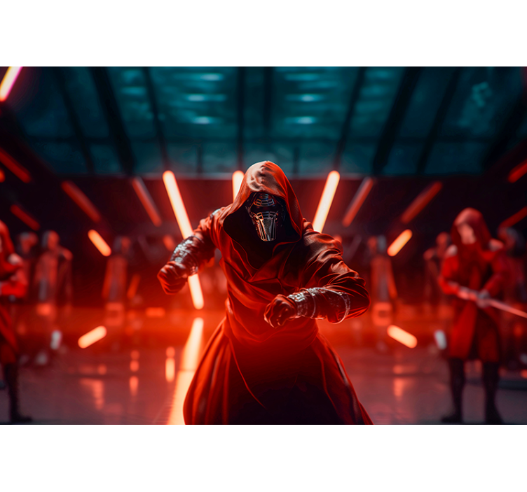 Fototapete Jugendzimmer böser Krieger - TenStickers