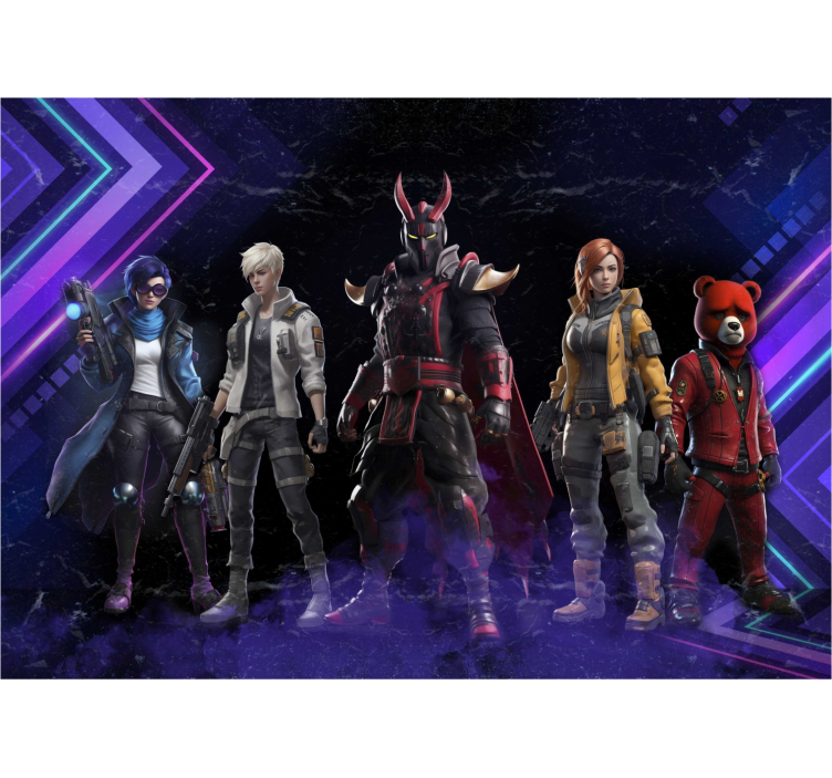 Fototapete Jugendzimmer Charaktere - TenStickers