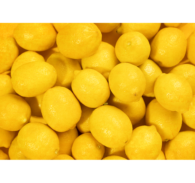 Fototapete Küche Zitronen - TenStickers