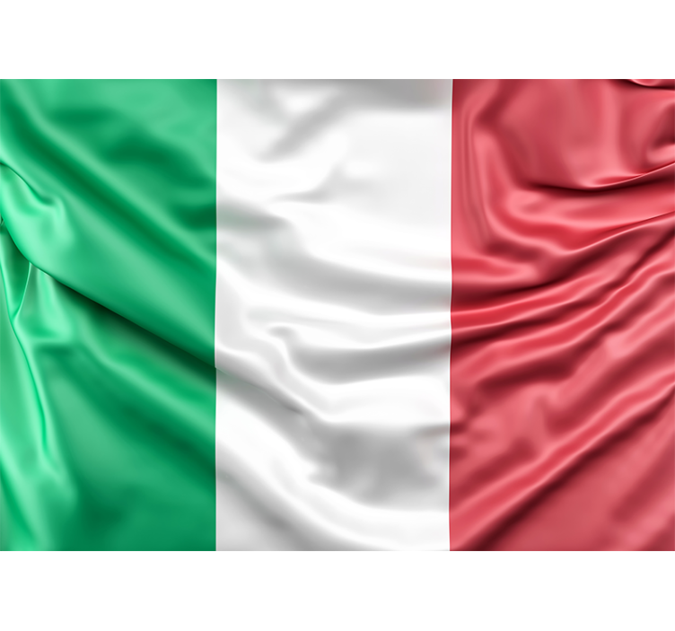 Fototapete Städte italienische flagge - TenStickers