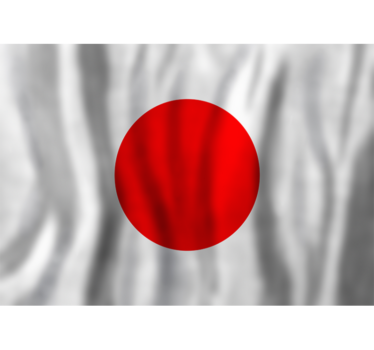 Fototapete Städte japanische flagge - TenStickers