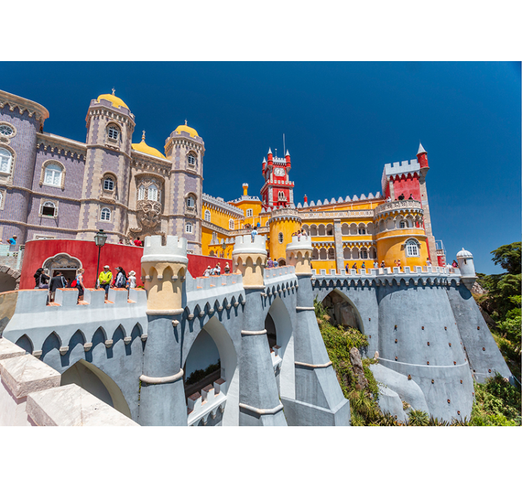 Fototapete Städte Sintra Palácio Nacional da Pena - TenStickers