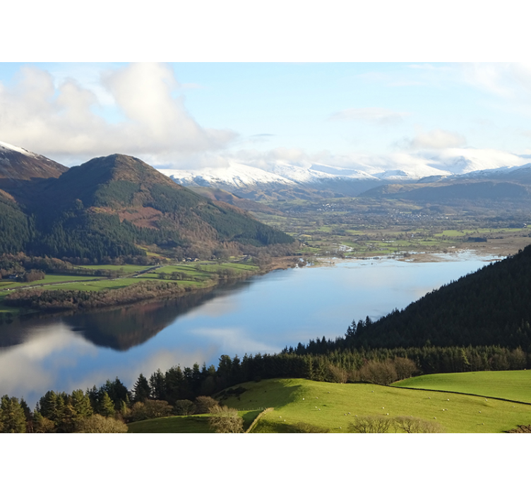 Fototapete See ruhige seesicht - TenStickers