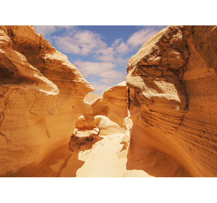 Fototapete berge mit canyon-felsformationen - TenStickers
