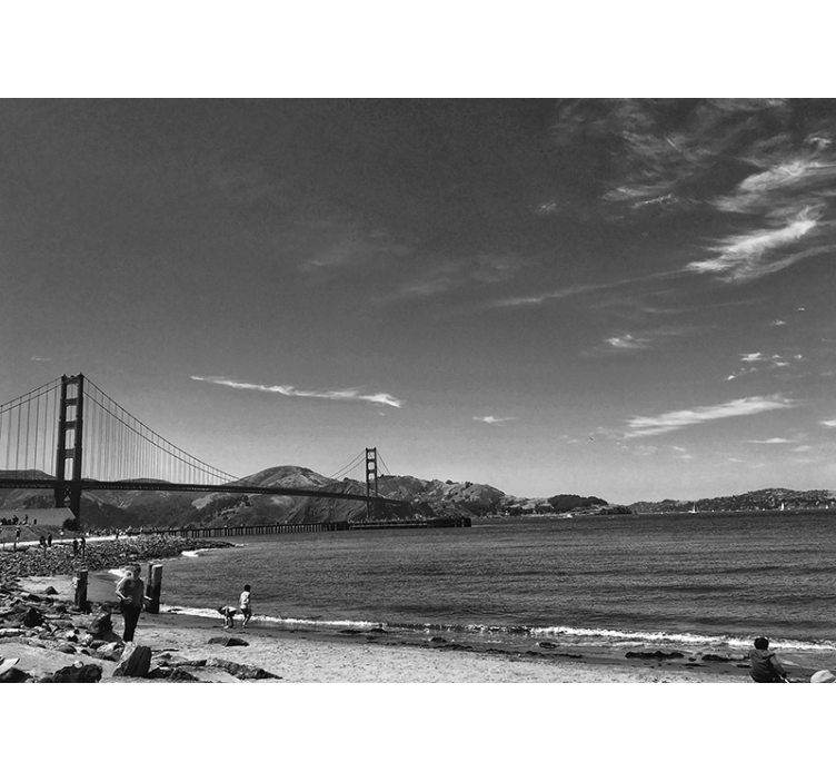 Fototapete städte golden gate bridge szene - TenStickers