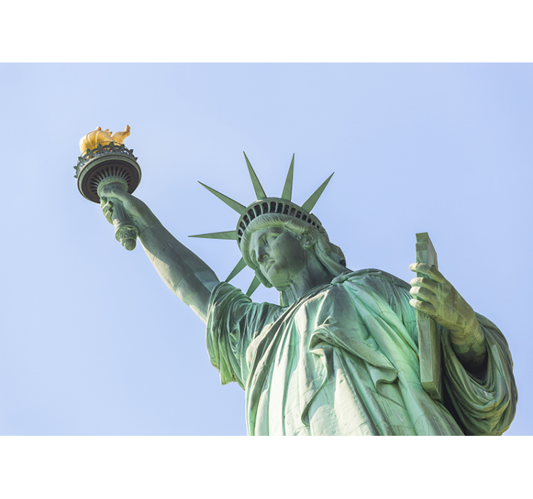 Fototapete Städte New York Freiheitsstatue Nahaufnahme - TenStickers