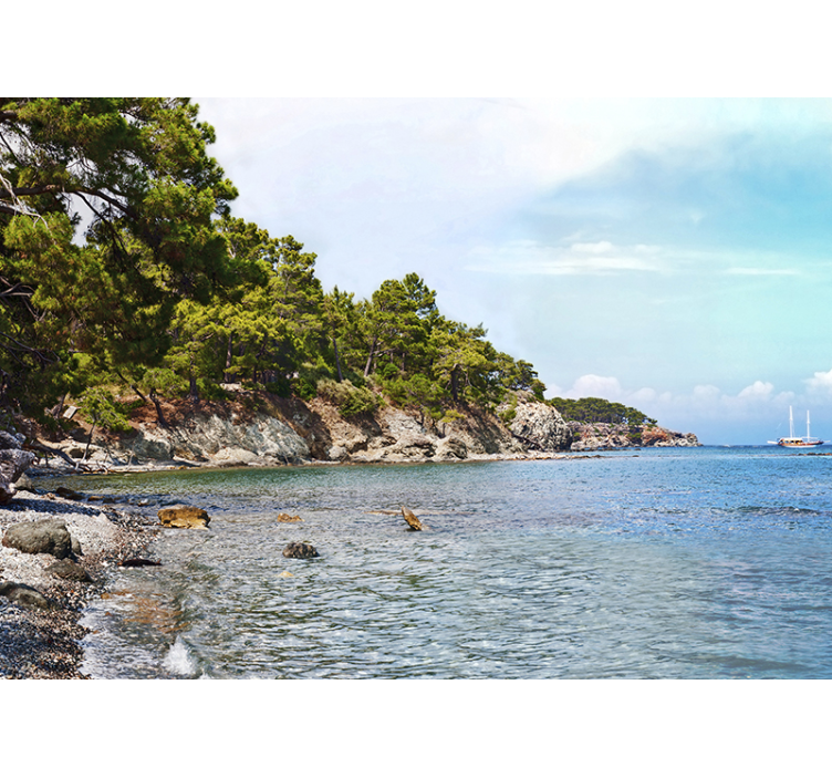 Antalya Strand Meer Fototapete - TenStickers