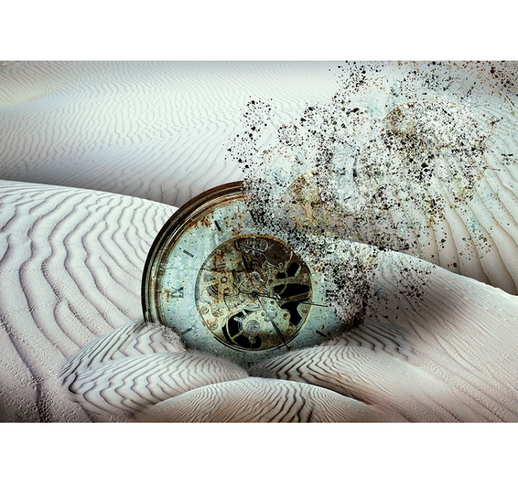 Fototapete abstrakt zeitdünen fragmentierung - TenStickers