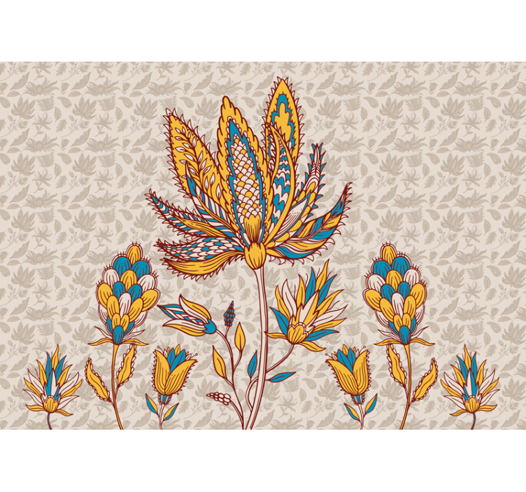 Fototapete blumen lebendige blumenkomposition - TenStickers