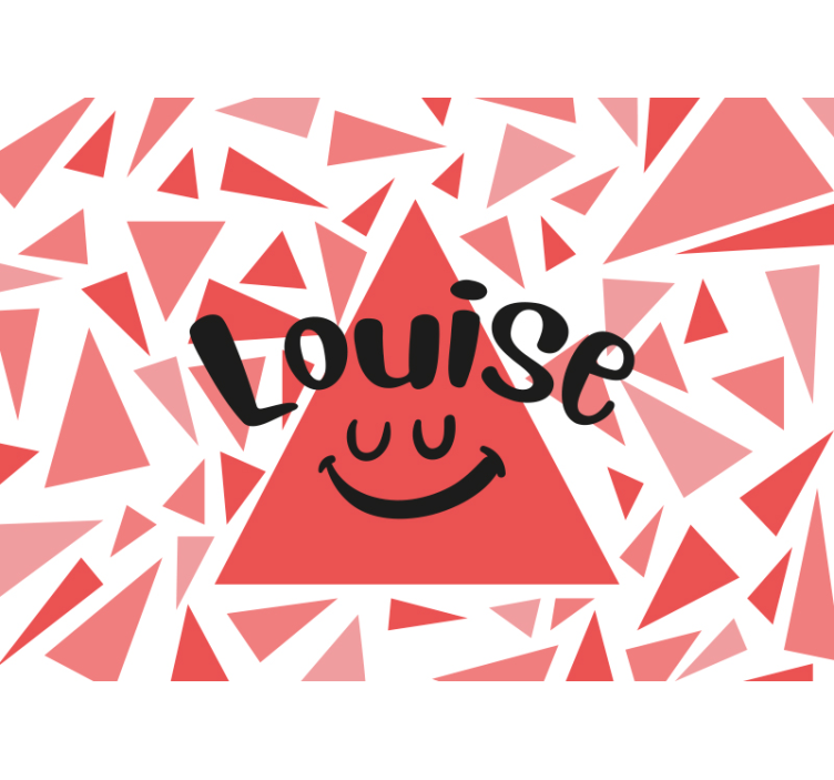 Fototapete Sprüche individuelles namensdesign - TenStickers