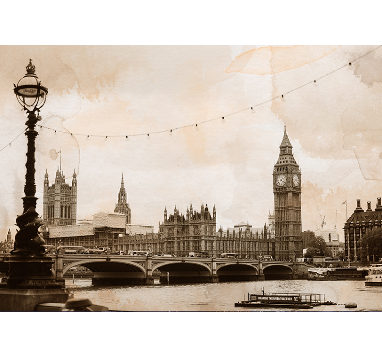 Fototapete London historische londoner skyline - TenStickers