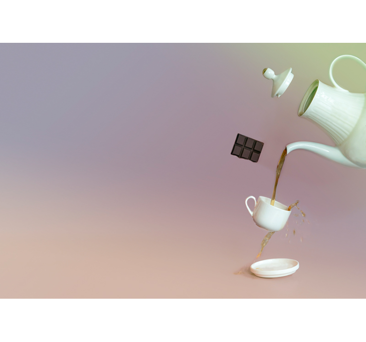 Fototapete Musik schwimmende teemomente - TenStickers