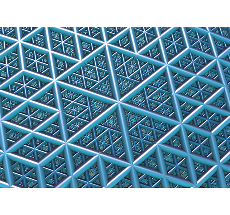 Fototapete abstrakt geometrisches muster - TenStickers