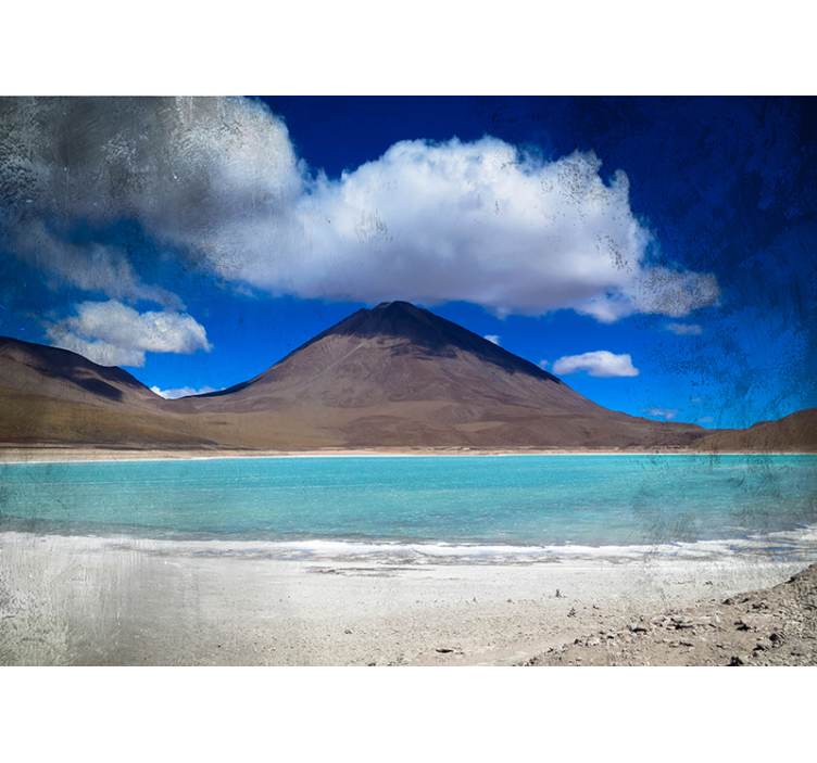 Fototapete Landschaft alpenseeperspektive - TenStickers