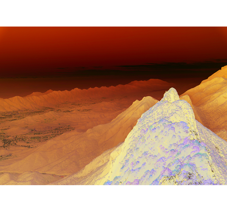 Fototapete landschaft atemberaubende berglandschaft - TenStickers