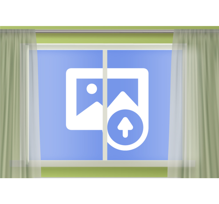 Fototapete wald mit berglandschaft - TenStickers