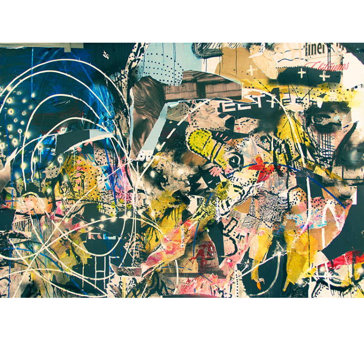 Fototapete Graffiti urbane straßenkunst - TenStickers