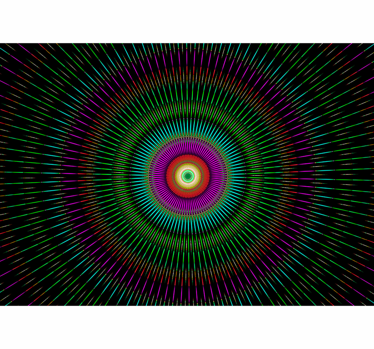 Fototapete Mandala Kaleidoskop - TenStickers