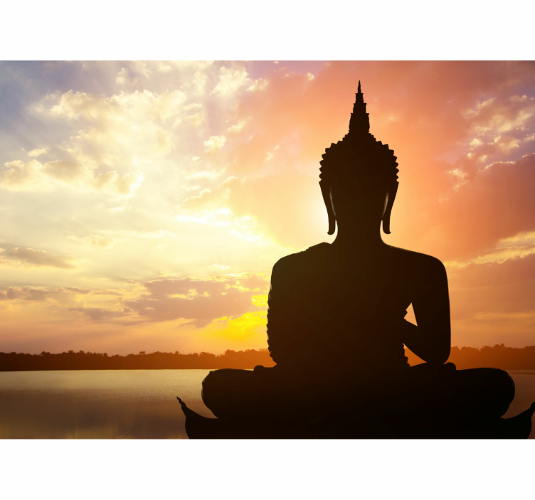 Fototapete Buddha Buddha figur himmel Hintergrund - TenStickers