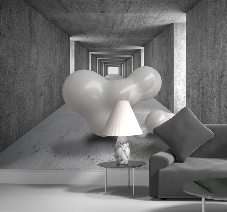 Fototapete abstrakt 3d abstrakte formen - TenStickers