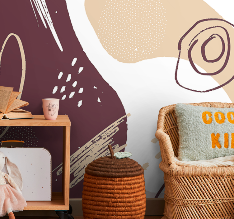 Fototapete abstrakt abstrakte geometrische formen - TenStickers