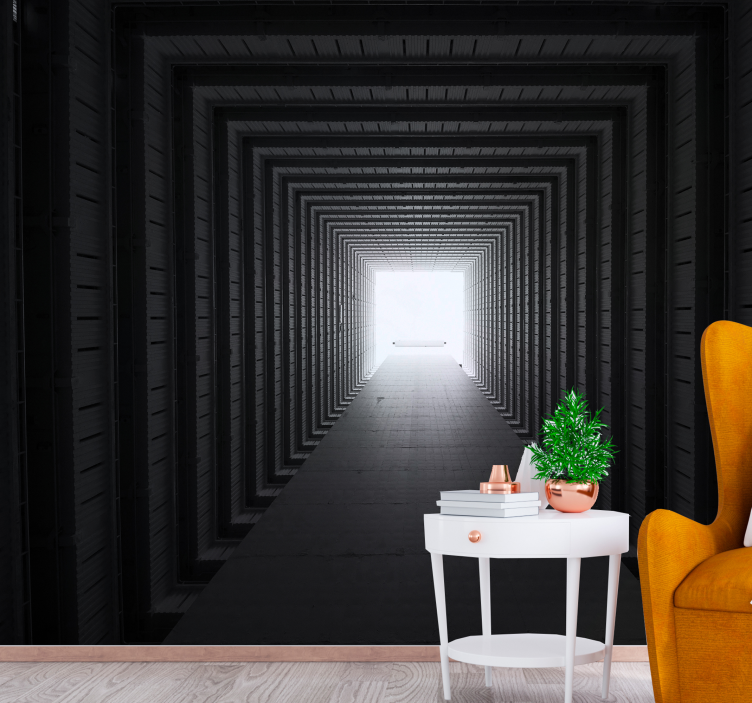 Fototapete abstrakt tunnelperspektive - TenStickers