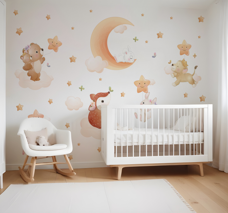 Fototapete Babyzimmer süße Träume - TenStickers