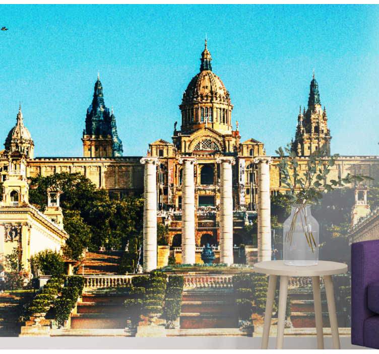 Fototapete Städte Barcelona nationales katalanisches Museum - TenStickers
