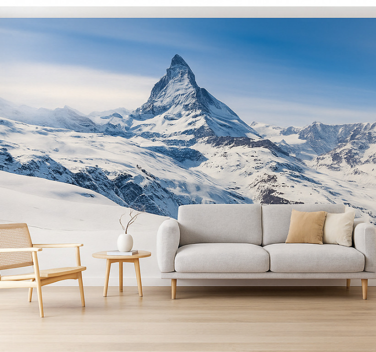 Fototapete Berge matterhorn, schweiz - TenStickers