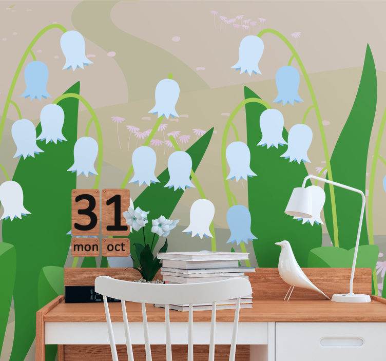 Fototapete blumen zarte blumenblüten - TenStickers