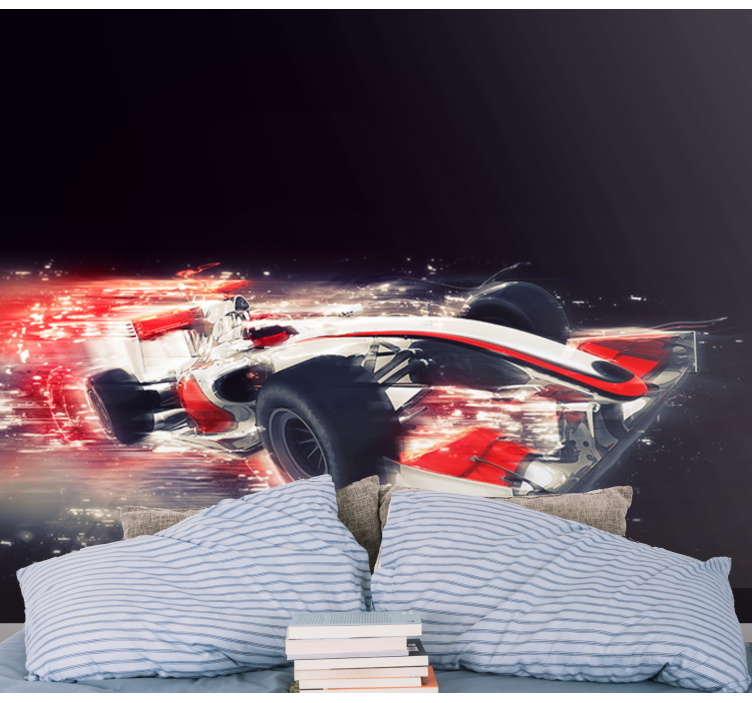 Fototapete fahrzeuge rennauto bewegung - TenStickers