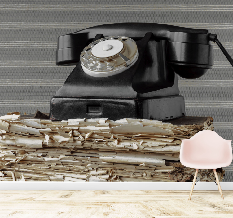 Fototapete fahrzeuge vintage telefon klassik - TenStickers