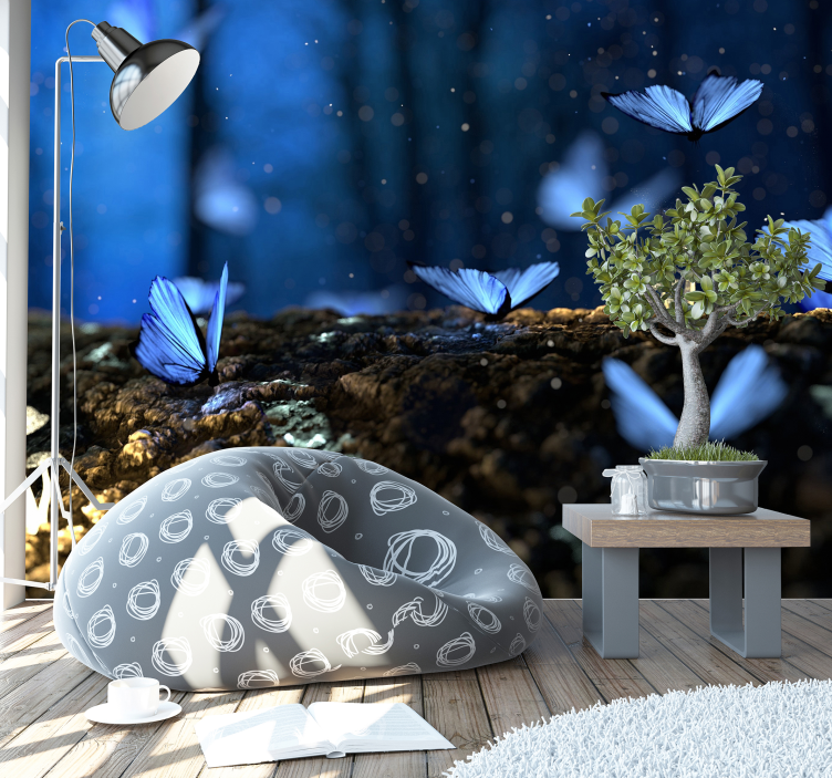 Fototapete Fantasie schmetterlingszauber - TenStickers