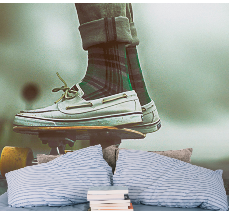 Fototapete Graffiti cooler skateboard-stil - TenStickers